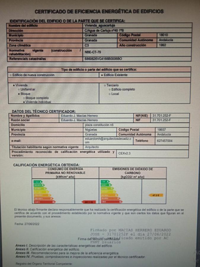 Bonito Ap Centrico Patio Wifi Parking Gratis. Lejlighed Granada Eksteriør billede